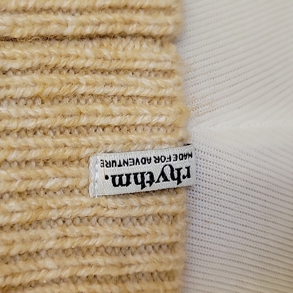 Rhythm Beige Ribbed Tank Top - Picture 3 of 6